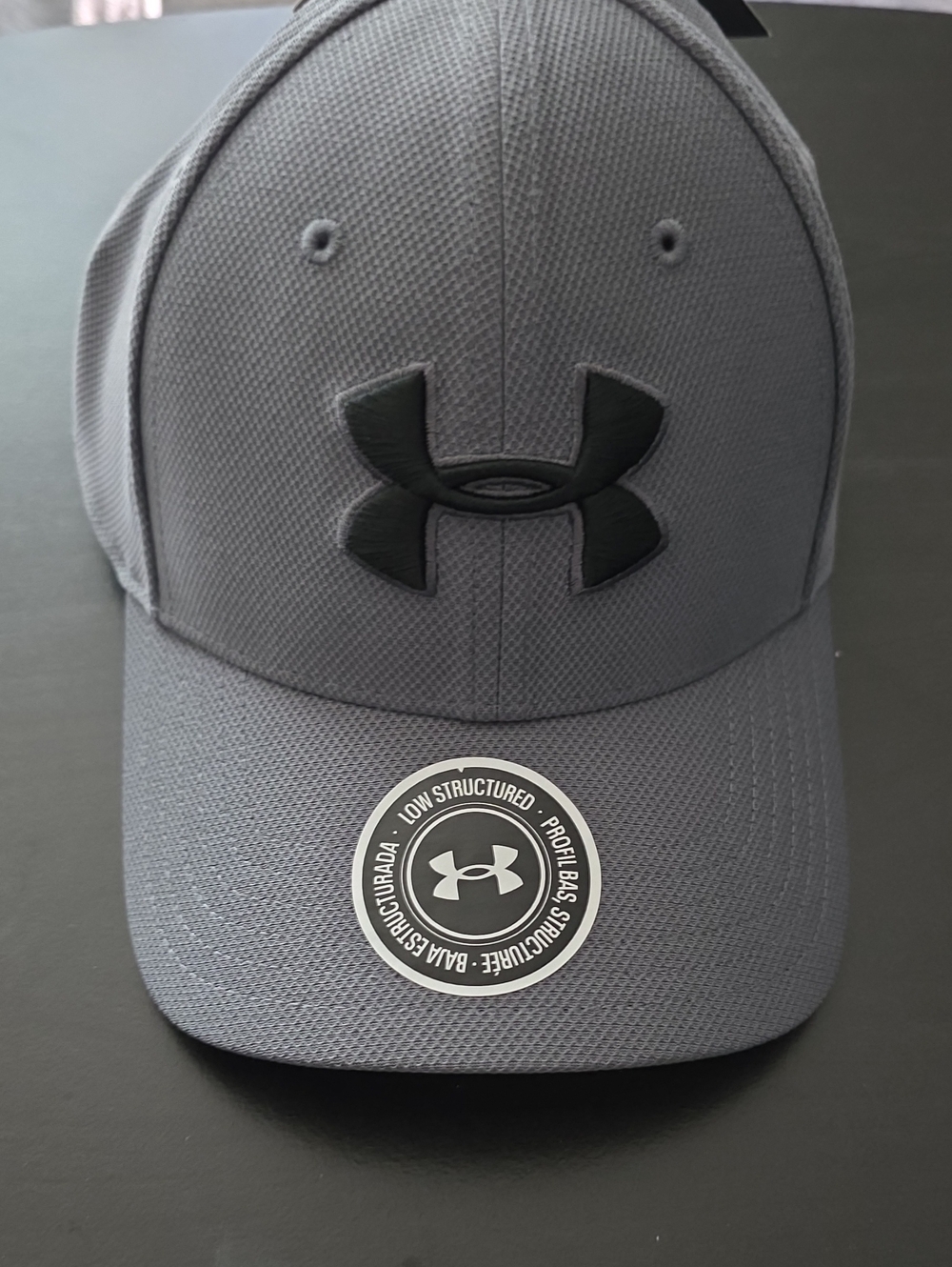 Under Armour Gray Low-Profile Performance Hat with Black Logo